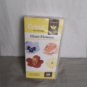 Cricut Art Cartridge Set Giant Flowers - #2001194 Box